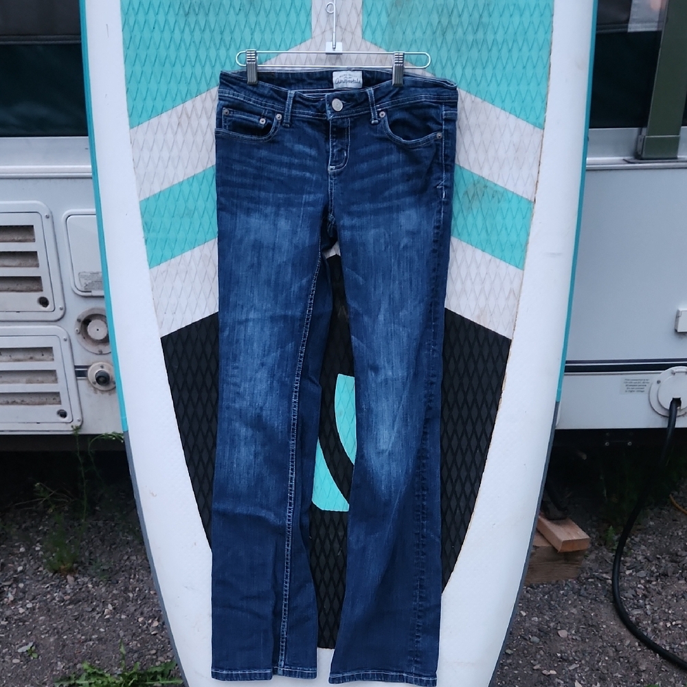 Aeropostale Blue Straight Leg Jeans Classic Style